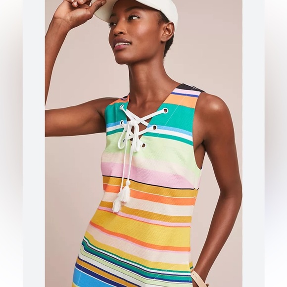 Anthropologie Dresses & Skirts - BOGO! Anthropologie X Tracy Reese Coastal Striped Shift Dress Size Small